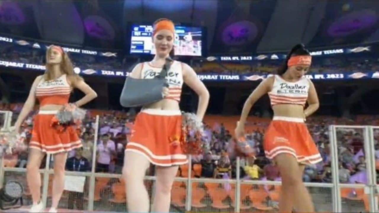 GT vs SRH: Video Of Cheerleader Dancing With Broken Hand Leaves Fans Disappointed